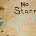 Children painted a boarded up garage door on March 19, 2012 with messages and drawing of a tornado that damaged homes in the Huron Farms subdivision in Dexter. Melanie Maxwell I AnnArbor.com